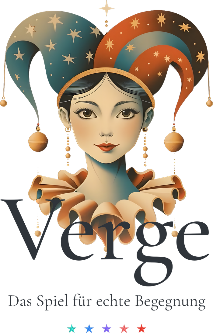Verge Logo mit Vivi, der Jokerin