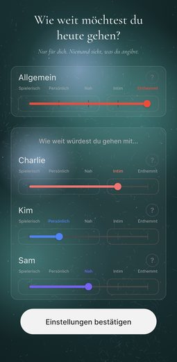 Screenshot aus der Verge-App